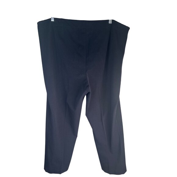 Talbots Size 20W Heritage Navy Black Pants Black Slim Fit - Picture 2 of 14